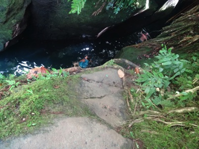 Swimming in the Titou Gorge Swimming in the Titou Gorge